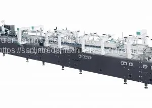 ZH-1100S Series Automatic High-speed One Side Box Gluing Folding Machine thumbnail-1