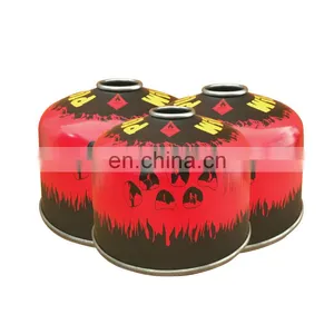 China 230g Screw Valve Butane Gas Cartridge and 230g Propan Butane Gas thumbnail-1