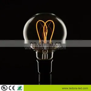 Soft/Double Filament Vintage Led Bulb G80 Spiral Filament 5w 6w Warm White Dimmable Bulb thumbnail-5