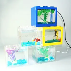 Acrylic Plastic Usb Mini Desktop Aquarium thumbnail-1