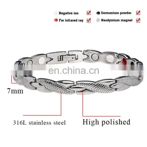 Positive Energy Balance Jewelry Blood Pressure Japanese Magnetic Bracelet thumbnail-2