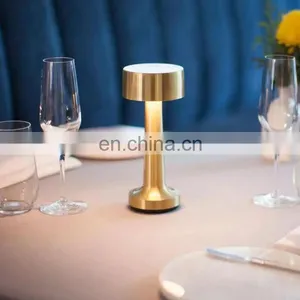 Artificial Intelligent Aluminum Decoration Dimmable by Touch Wireless Metal Table Modern Lamps thumbnail-4