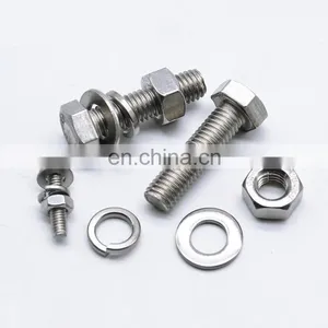ISO4017 DIN933 Hexagon Bolt Stainless Steel A2-70 A4 -70 B8 B8M Hex Bolt thumbnail-5
