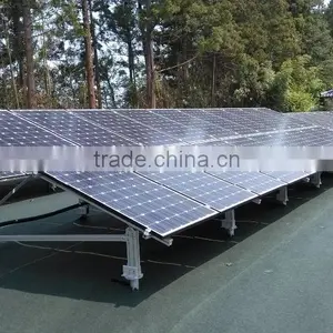 Clear Silver Anodized Aluminum Roof Mount Solar Panel thumbnail-2