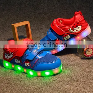HOT Customized Luminous Led Light Shoes , Kids LED Light up Shoes, Comfortable Kids Shoes thumbnail-3