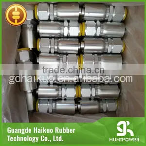 China Manufacturer Hydraulic Hose Crimping Fitting NPT, BSP, JIC Crimping Fitting thumbnail-1