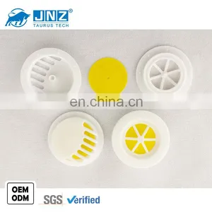 JNZ Facemask Accessories Plastic Black White Round Anti-dust Air Breathing Valve With Gasket thumbnail-3