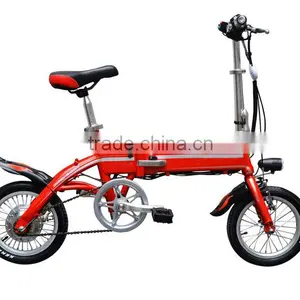 Hot Selling Cheap 14`` Mini Folding Electric Bike for Teenagers thumbnail-1