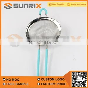 Best Selling Silicone Handle Stainless Steel Strainer Filter thumbnail-5