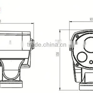 IP66 Waterproof Bullet Ptz ip Camera Camera, Adjust for Pan/Tilt/Zoom,ip Camera Tester thumbnail-4