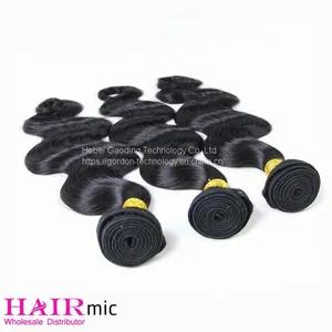 Natrual Color Body Wavy Remy Human Hair Weft Vendor From China thumbnail-3