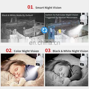 Factory Price Smart Life 2MP Two Way Audio Camera Tuya App HD Smart Home 1080P PTZ Outdoor Home Wireless Surveillance CCTV Cam thumbnail-4