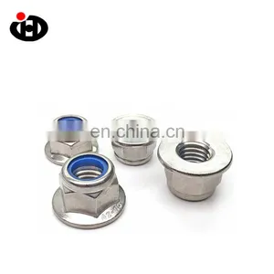 JingHong M12 Nylon Flange Lock Nut Alloy Steel thumbnail-3