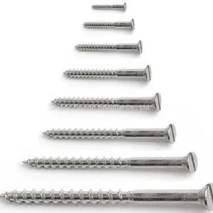 Raised CSK Head Self Tapping Wood Screws , Slotted Raised Countersunk Wood Screw thumbnail-4