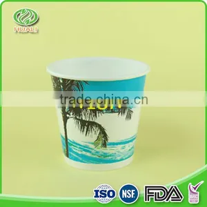 Summer Beach Pattern Disposable Paper Recycled Soft Drink Cup Supplier's Choice thumbnail-1