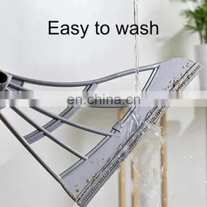 Rubber Broom Hand Push Sweeper Magic Broom Floor Wiper Squeegee for Floor Cleaning Floor Squeegee Sweeping Brush Pet Hair Broom thumbnail-3