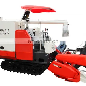 YAZU DC70+ Harvetser Chinese Manufacturer Combine Harvester Similar Kubota DC70 With Lifting Chassis thumbnail-2