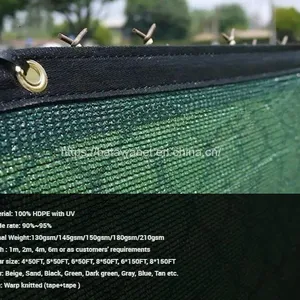 Privacy Netting Garden Wind Screening Windbreak Fencing 95% Sunblock Blue Shade Fence Net Batawa thumbnail-1
