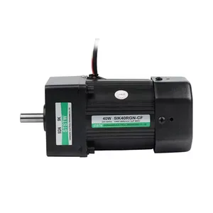 Micro AC Motor 40W Constant Speed Motor 1350rpm 1~20N.m Reduction Motor 1:3-180K thumbnail-1