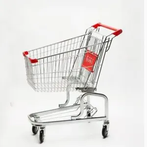 Asian Style Shopping Zinc Plated Trolley With Plastic Accessories thumbnail-5