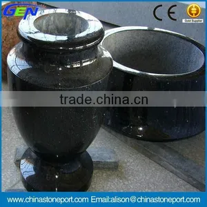 Black Granite Headstone Vase thumbnail-1