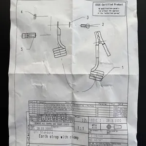 Honeywell Earth Strap With Clamp Assembly, Special for Uti Sampler ts 10100 thumbnail-5