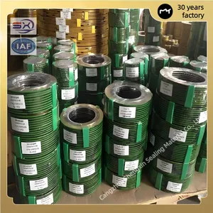 High Temperature and High Pressure Resistant Flange Gaskets, Metal Inner and Outer Ring Spiral Wound Gaskets, DN100 DN300 DN600 thumbnail-2