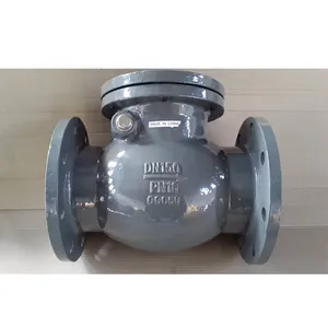 BS PN16 Cast Iron/Cast Steel /Ductile Iron WCB GG25 GGG50 EPDM NBR Rubber Soft Hard Seal Flange Check Valve Price thumbnail-5