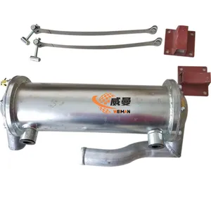 SDLG Original Transmission Oil Radiator 4120000098 Spare Parts for LG936L/LG956L/LG958L Wheel Loader thumbnail-3