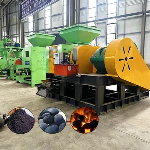 Coal Gangue Ball Press Machine Alumina Bauxite Coke Metallurgy Powder Briquetting Machine Lignite Briquette Machine thumbnail-1