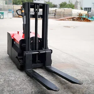 Factory Direct Sale Ride-on Stacker 2000kg Legless Electric Stacker 4m Lifting Stable Performance for Indoor Material Handling thumbnail-4