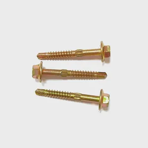 Drilling Screw for Industrial Construction Wall Cladding 410 Stainless Steel Yellow Zinc Full Sizes Free Samples thumbnail-1