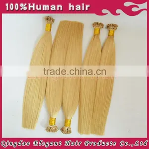 2015 High Quality Human Hair Extension i Tip Human Hair Free Sample thumbnail-5