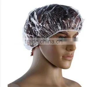 Disposable pe Hand Made Round Shower Cap thumbnail-1