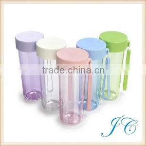 2015 Cheaper Wholesale Portable Plastic Water Bottle Custom Logo thumbnail-1