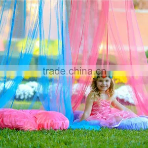 Round Girls Hanging Bed Canopy Folding Portable Iron Window Outdoor Baby Mosquito Net thumbnail-4