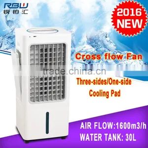 New Cross Flow Fan Rechargeable Low Power Consumption Evaporative Air Cooler With Multifunction thumbnail-1