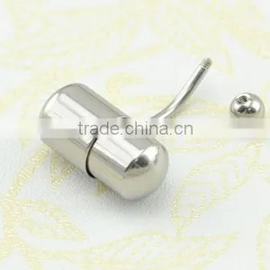 Stainless Steel Wholesale Capsule Belly Button Rings Vibrating Body Jewelry thumbnail-4