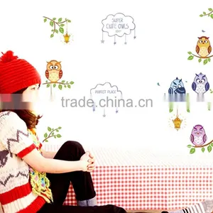 ALFOREVER Super Cute Owl Decals,cut Owl Sticker thumbnail-1