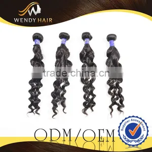 Natural French Curl Style Remy Malaysian Human Hair Extension thumbnail-3