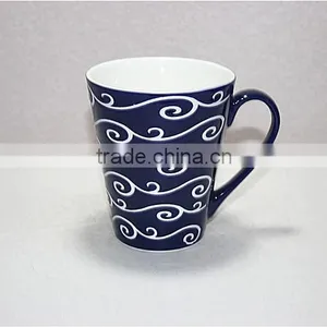 Cheap Glow Ceramic Glaze Coffee Mugs With Spoon thumbnail-2