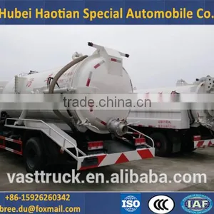 3~12 Cbm Sewage Suction Truck for Sewage Cleaning/fecal Treatment thumbnail-2