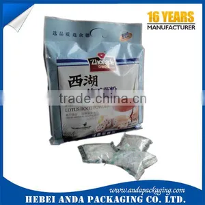 Printed Powder Packaging Bag/plastic Side Gueest Bag/Protein Powder Sachet/milk Powder Packaging Film Roll/stand up Pouch thumbnail-1