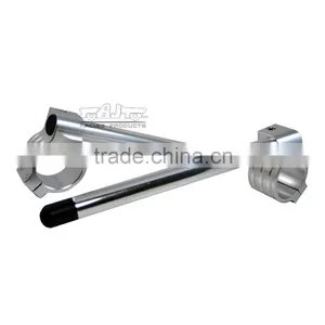 BJ-COHB-043 CNC Billet Aluminium 43mm Motorcycle Clip On Handlebar For Suzuki GSXR750/1100 thumbnail-4