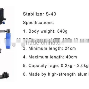 New Pro Aluminum Mini Handheld Camera Video DV Steadycam Stabilizer for Load Vest Arm thumbnail-2
