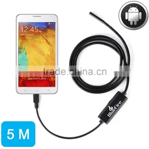Waterproof USB Endoscope for Mobile Phone and Compute PC Laptop 5M Cable Length 6LED Tube Snake Camera 7mm Lens Camera thumbnail-2