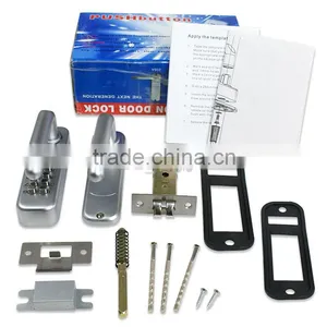 Digital-Safe-Password-Keyless-Mechanical-Lock-Satin-Chrome-Weather-Resistant thumbnail-2