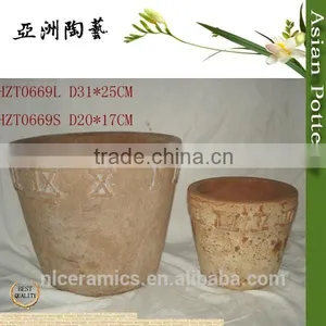 Stoneware Flower Pot and Planter thumbnail-1