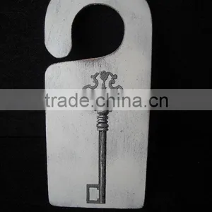 Home Decorative Key Printing Wood Door Knob Hanger thumbnail-1