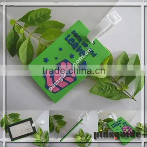 Manufacturer 2013 Best Selling Eco-friendly Plastic PVC Bulk Luggage Tag thumbnail-1